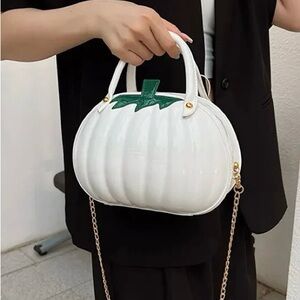 White Pumpkin-Shaped Handbag
